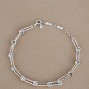Trendy Bracelet 925 Sterling Silver Enamel Jewelry Bracelet for Women’s Gift