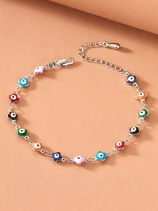 Trendy Bronze Fashion Bracelet Women Minimalist Beaded Charm Bangles Unique Niche Design Luxury Jewelry Gift
