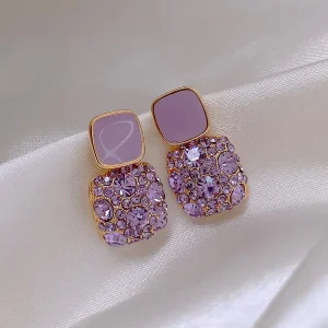 Temperament Autumn Winter Stud Earrings for Women