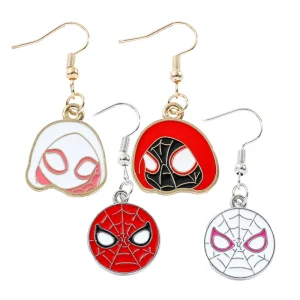 Trendy Custom Cartoon Anime Pendant Earrings for Women Fashion Dangle From Zinc Alloy Cute Enamel Ornament