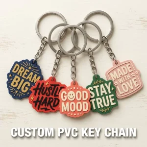 Trendy Design Soft PVC Keychain Custom Logo Rubber 3D Personalized Bulk Promotional Corporate Gift MOQ Sample Offer