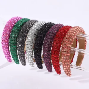 Trendy Fashion Versatile Women’s Rhinestone Headband Personality Hair Accessory
