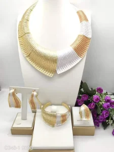 Trendy Gift Factory Popular Unique Copper Alloy Gold Plated Fashion Wedding Party Birthday Daily Anniversary Engagement Jewelry