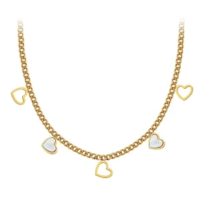 Trendy Ins Style Oem Odm Custom Logo Thin Chain Heart Shape Delicate Pendant Necklace for Women Daily Factory Price