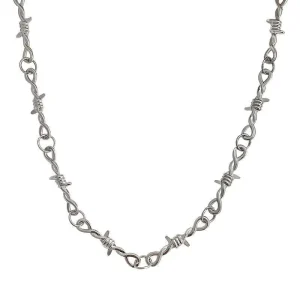 Trendy Mens Hip Hop Thorny Choker Cool Y2K Jewelry Fashion Punk Necklace for Men