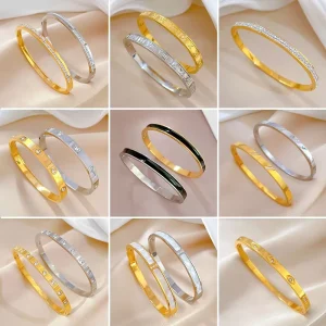 Trendy Titanium Steel Bracelet Personality Multiple Styles Bracelet Femme