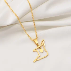 Trinidad Tobago Map Outline Heart Pendant Necklace Women Trendy Ethnic Stainless Steel Jewelry Fashion Accessory #365921