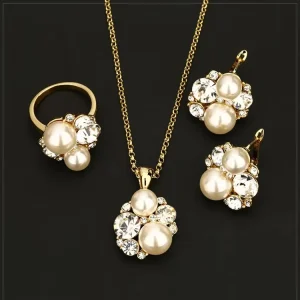 Turkey Jewellery Imitation Pearl Jewelry Set Factory Price