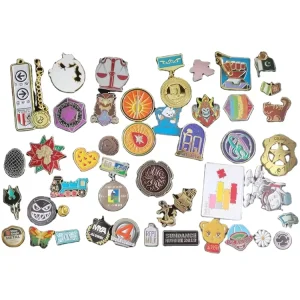 Unique Irregular Metal Custom Color Fashion Vintage Brooches Women Luxury Gift