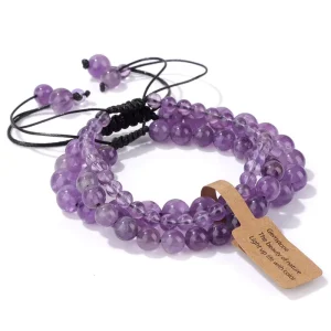 Unisex Ball Shape Beads Bracelet Trendy Three Piece Set For Men And Women Gift