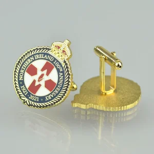 Usa Elegant Red Gold Envelope Tie and Cufflink Gift Set Personalized Rhinestone Cufflinks for Men Luxury Wedding