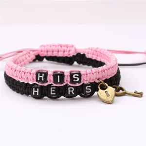Valentine’s Day His and Hers Bracelets Couple Bracelet Jewelry