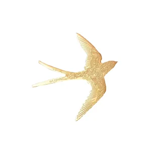 Versatile Stainless Steel Swallow Brooch Fashion Brooch Accessories for Men Women