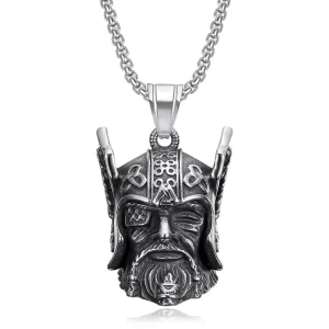 Vintage Black Saint Benedict Motorcycle Bell Stainless Steel Riding Guardian Charm for Biker Accessories Bulk