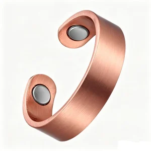 Vintage Copper Fashion Rings Fashion Jewellery for Men and Women with Magnetic Design