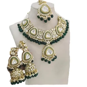 Vintage Fashion Jewelry Set for Weddings or Anniversaries Includes Necklace and Earrings