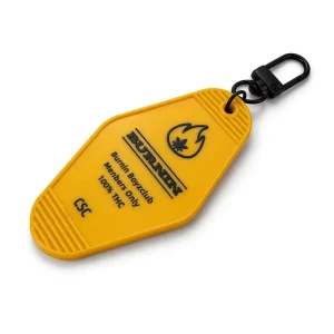 Vintage Key Tag Retro Hotel Keychain for Motel Souvenir Keychain Aesthetic Keyring Lozenge Shape Rhombus Key Tag