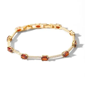 Vintage Simple Versatile Elegant Exquisite Alloy Zircon Luxury Bracelet