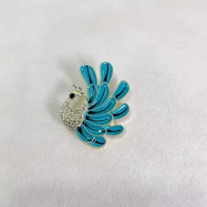Vogue Animal Cartoon Mini Brooches Women Beautiful Open Screen Peacock Brooch High Quality Jewelry Charm Accessories
