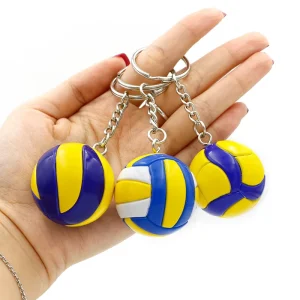 Volleyball Key Chain Bag Pendant Student Sports Competition Prize Souvenir Creative Small Gift Volleyball Keychain