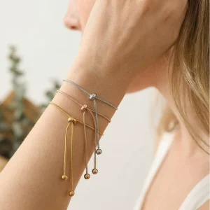 Waterproof Anti Tarnish Jewelry 18K Gold Plated Stainless Steel Fashion Chain and Link Bracelet Bangle