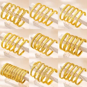 Wide Square Grid Cuff Titanium Steel Look Minimalist Metallic Stainless Steel Anti Tarnish Bangle