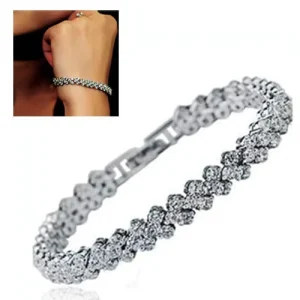 Women Bracelets Roman Style Bangle Jewelry Gift Party