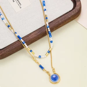 Women Female Fashion Gold Thin Chains Necklaces Nice Brand Jewelry Ornament My Style Fashion Jewelry Charming Layered Necklace