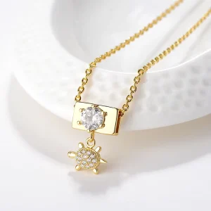 Women’s 18K Gold Plated 18 Karat Pure Gold Wedding Engagement Jewelry Fashionable Alloy with Zircon Charm Accessories in Bulk