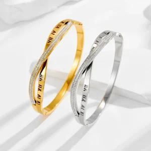 Women’s Bracelet Stainless Steel Plated Fashion Bangle