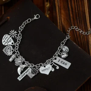 Women’s Charms Bracelets Vintage Butterfly Charm Pendant Bracelet Element Combination Women’s Accessories