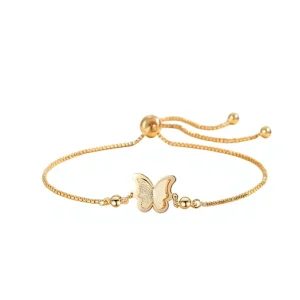 Women’s Cross-Border Fashion Design Push-Pull Gold-Plated Bracelet