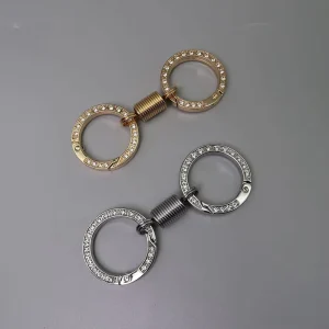 Women’s Fashion Crystal Rhinestone Keychains Personality Key Ring Luxury Car Waist Hanging Key Chains
