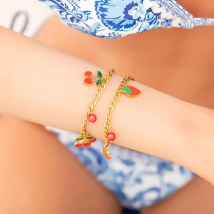 Women’s Gold Plated 316 Stainless Steel Fashion Chain & Link Bracelets Fashion Charm Pendant Bracelet