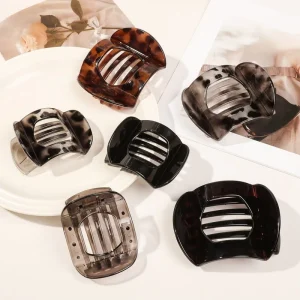 Women’s Hair Accessories Flat Hair Clips 7.5cm and 9.5cm Alligator Hair Clips Plastic Material