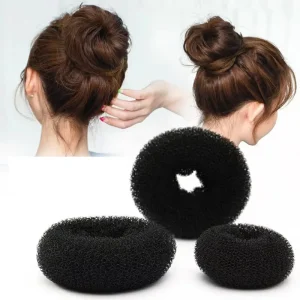 Women’s Hair Donut Bun Shaper Maker Accessories Plastic Scrunchies and Hair Plate Beauty Tool
