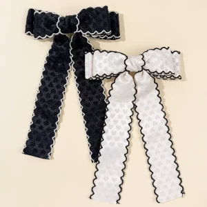 Women’s High End Hair Accessory Elegant Versatile Butterfly Tie Hair Clip Gentle Temperament Perfect Back Head Accent