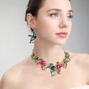 Women’s Necklace and Earrings Set for Party Occasions