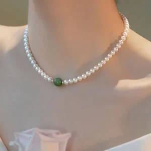 Women’s Pearl Necklaces Trendy Versatile Vintage Pearl Necklaces Charm Gift Jewelry