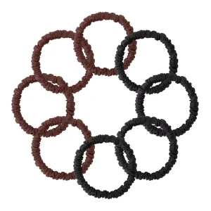 Women’s Simple Style Silk Hair Tie Korean Hair Accessories Fashionable High Elasticity Handmade Headband Qiannisi Brand Party
