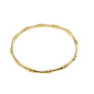 Women’s Thick Geometric 14K Gold Plated Stainless Steel Cuff Bracelet Customizable Hypoallergenic