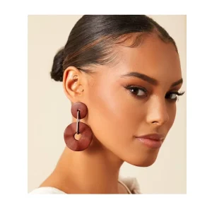 Wooden Earrings Bohemian Earrings New Fashion Design Style SUXUAN Wooden Bohemian Earrings for Women