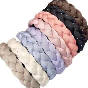 Woven Fabric Wigs with Solid & Multicolor Options Headband Hair Band