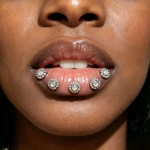 XUPING Stainless Steel Lip Piercing Jewelry Labret Multi Style Zircon Lip Studs Bulk Body Piercing Jewellery