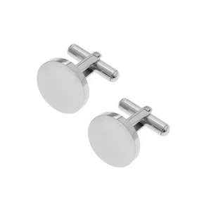 XZX Fashion Men Accessory Cufflinks Formal Men’s Stainless Steel Cufflinks Personalized for Engraving Business Fast Delivery