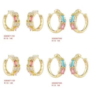 Xuping Jewelry High Quality Unique Design Fashion Elegant Luxury Daily New Lady Earring