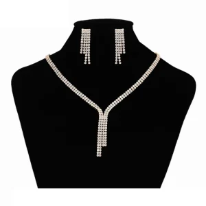 YSset 363 Xuping Costume Fashion Stone Wedding Jewelry Saudi Gold Plated Zirconia Dubai Jewellery Set Covered with Stones
