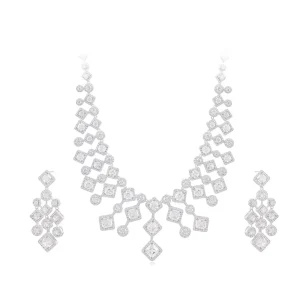 YSset 531 Xuping Jewelry Fashion Jewelry Classic Necklace Earrings Two piece Set Elegant Charm Jewelry