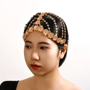 Yiyi Copper Constellation Hair Chain Unisex Fashion Jewelry Fringe Accessories Head Hat Chain Model ATL 009 for Anniversary