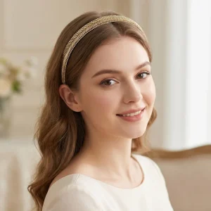 YouLaPan Fashion Bride Wedding Hair Accessories Hand Inlaid Rhinestone Ladies Elegant Banquet Party New Year’s Headdress YXA17